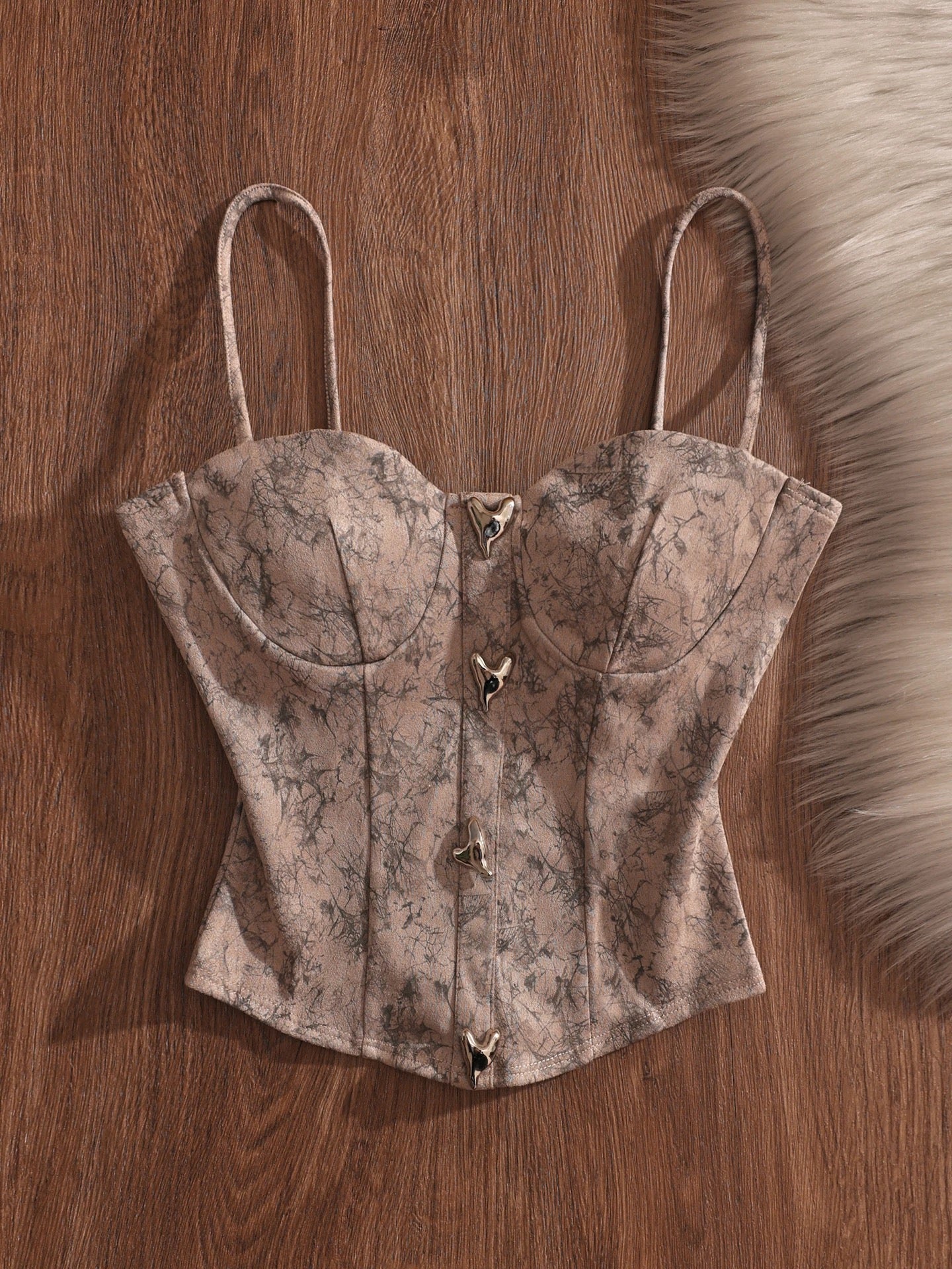 French-style sexy and elegant printed camisole for women, slim fit, high-end look, suitable for both inner and outer wear, niche style top
