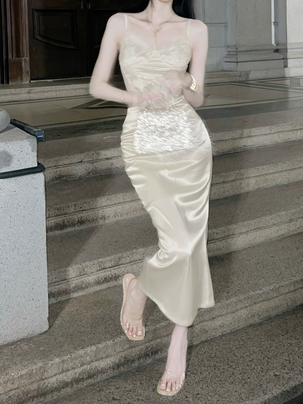 Bao Zong Sexy Strap Tube Top Women's Fishbone Body Shaping Waist Bottoming Vest Pure Lust Style with Breast Pads Inside