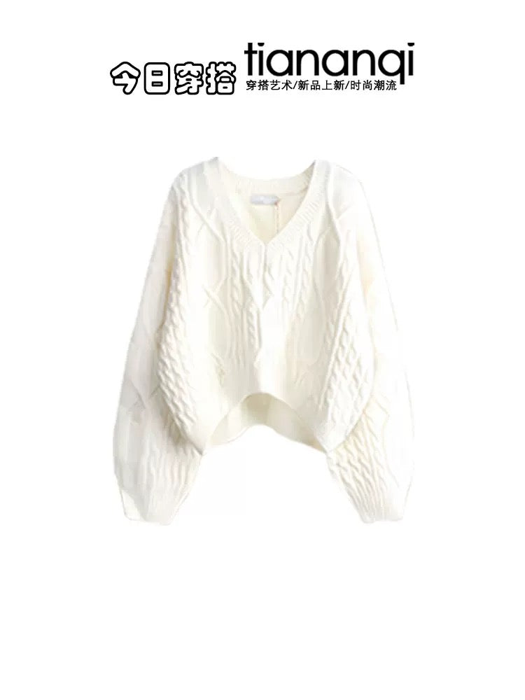 New Chinese style early autumn hot-selling cardigan knitted cardigan jacket v-neck dress with high-end lace