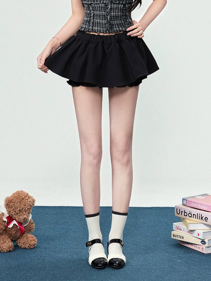 Sweety Ballet Style Sweet and Spicy Puffy Cake Skirt for Women, Summer 2025, Anti-Exposure A-line Short Skirt