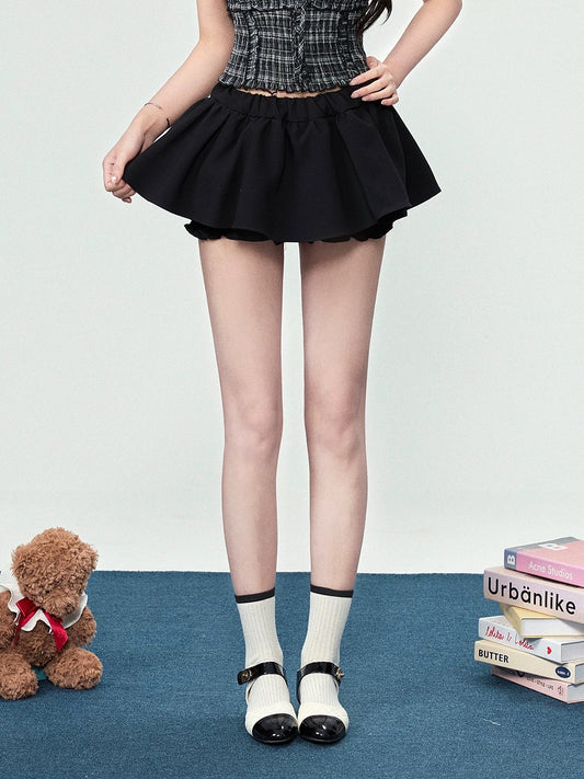 Sweety Ballet Style Sweet and Spicy Puffy Cake Skirt for Women, Summer 2025, Anti-Exposure A-line Short Skirt