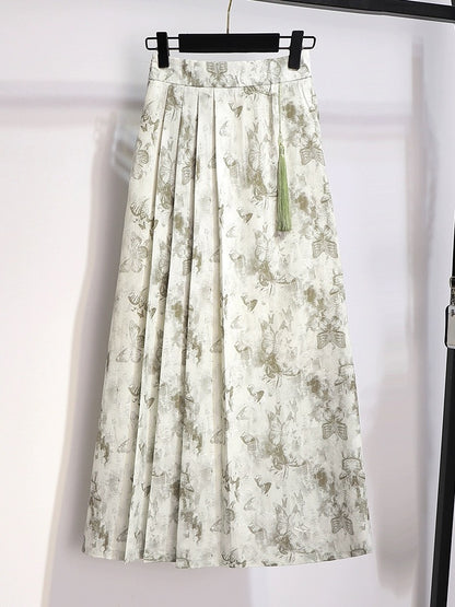 New Chinese style national style women's clothing is popular this year, beautiful suit skirts and dresses 2024 new summer two-piece skirts