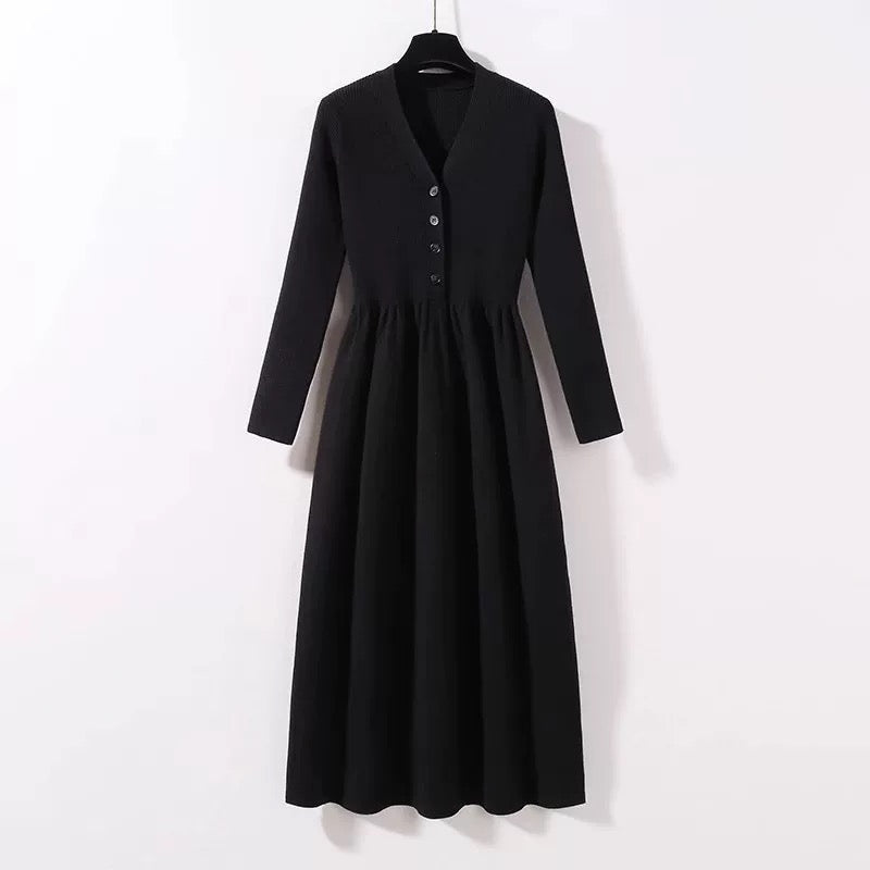 2024 new autumn and winter brown loose suit jacket women's slim knitted dress casual suit two-piece suit