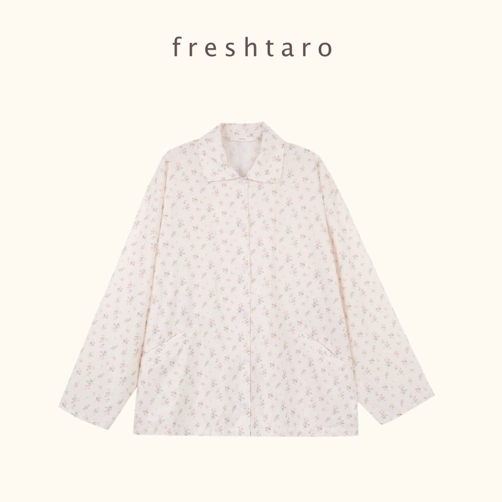 freshtaro Summer Lotus Root Flower Resurrection Windbreaker Style Shirt Sun Protection Jacket + Bow Sling