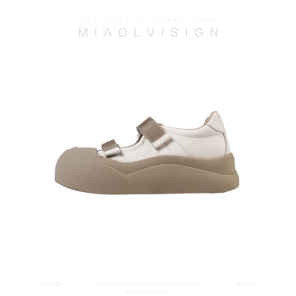 "Wonderful Couple" Hong Kong Island Girls ~ Thick-soled Cute Mary Jane Shoes Women's Spring and Summer Versatile Fashion Casual Sports Shoes