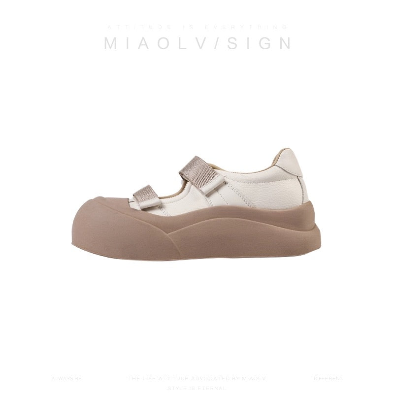 "Wonderful Couple" Hong Kong Island Girls ~ Thick-soled Cute Mary Jane Shoes Women's Spring and Summer Versatile Fashion Casual Sports Shoes
