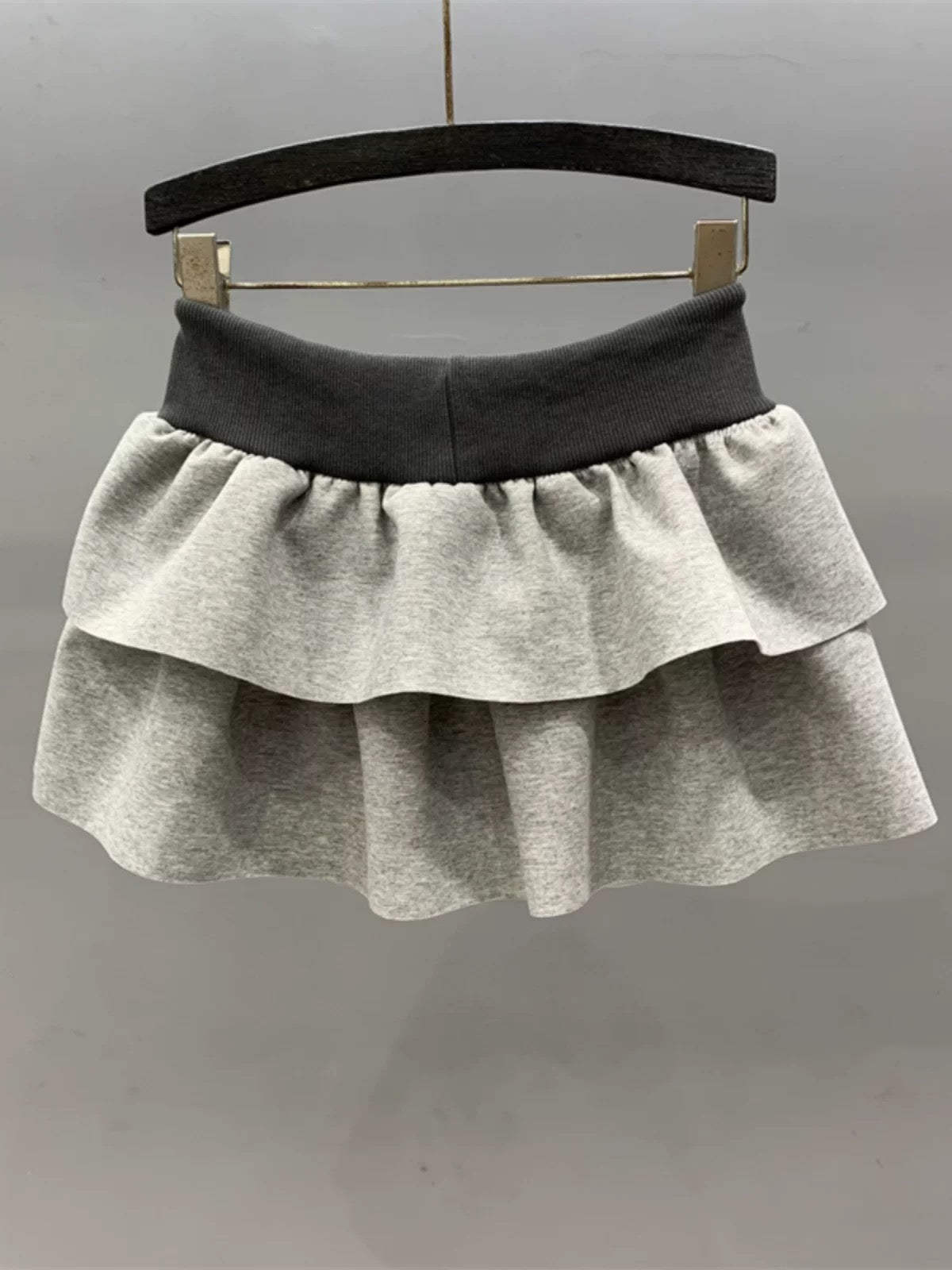 2025 Spring and Summer New Drawstring Elastic Waist Skirt Women's High Waist Slimming A-line Short Skirt Tutu Skirt Cake Skirt