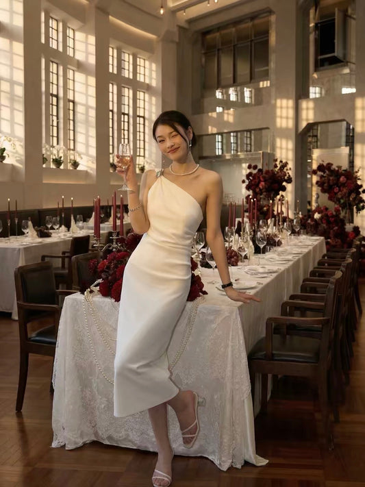 journeyj 2026 New Women's Evening Gown – Sophisticated, Affordable Luxury, Niche Design, High-End Banquet Strapless Dress