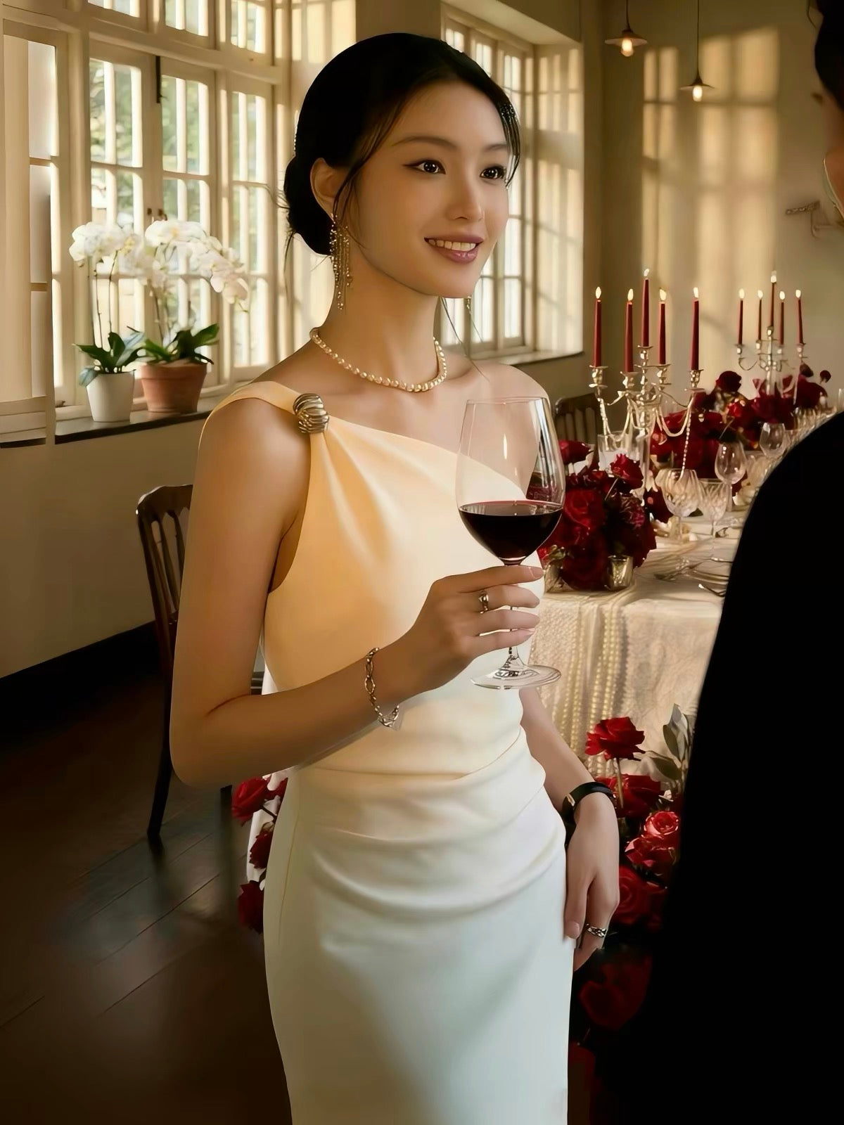 journeyj 2026 New Women's Evening Gown – Sophisticated, Affordable Luxury, Niche Design, High-End Banquet Strapless Dress