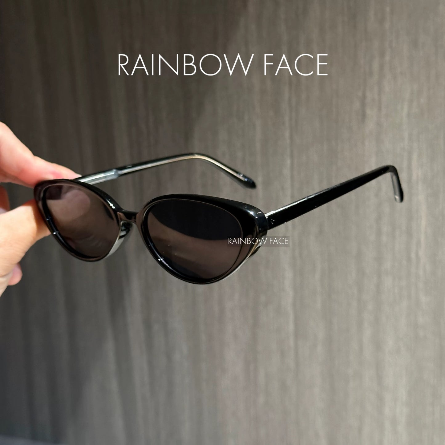 Retro ruby red personalized cat-eye polarized sunglasses UV protection fashionable whitening can be matched with degree myopia sunglasses