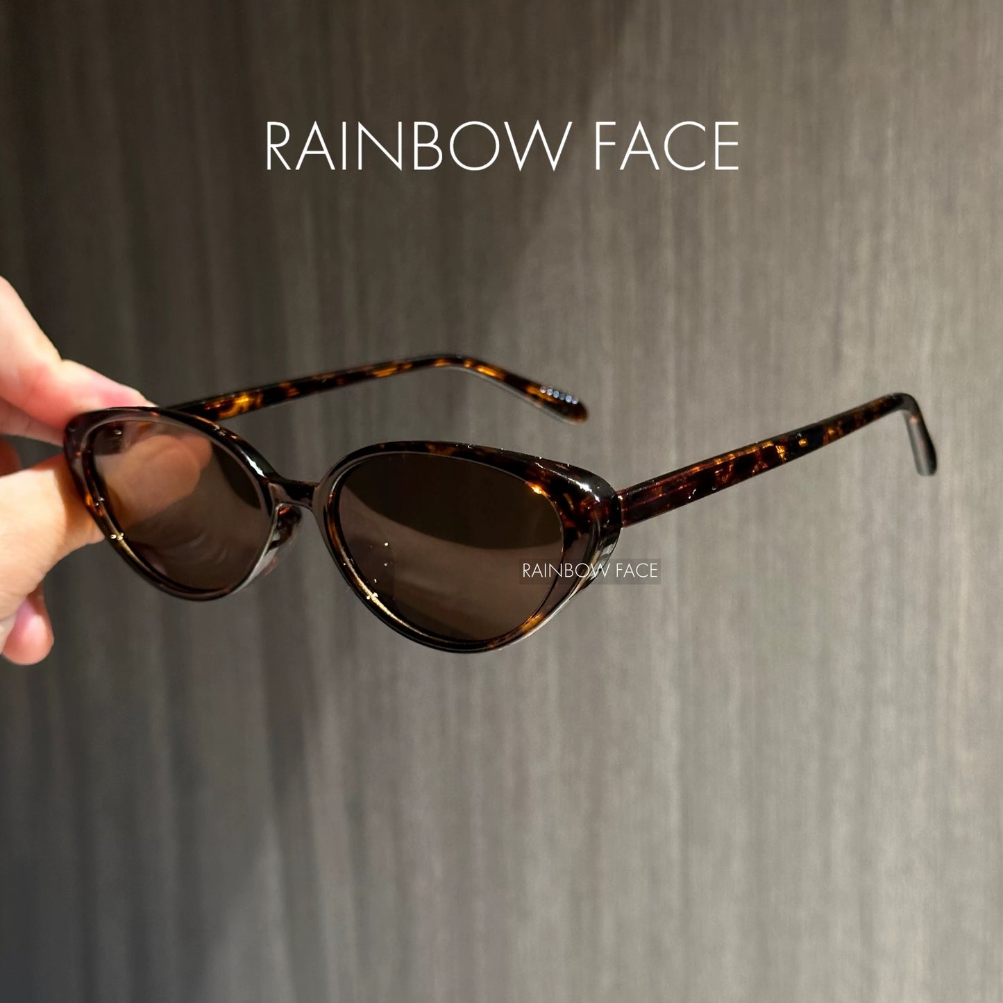 Retro ruby red personalized cat-eye polarized sunglasses UV protection fashionable whitening can be matched with degree myopia sunglasses