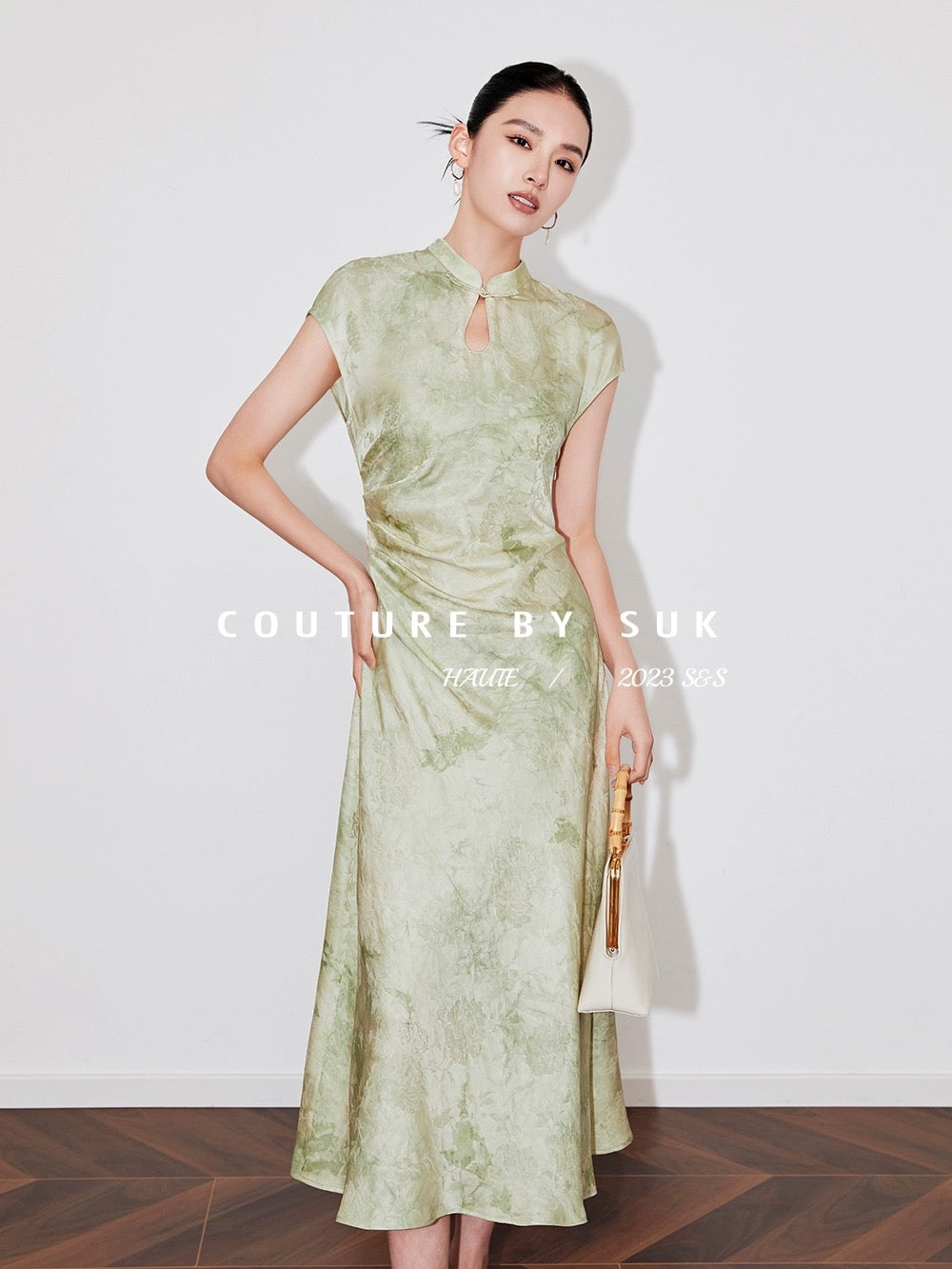 SUK jasper makeup! Skirt Women's Summer 2024 New Summer Mulberry Silk Jacquard Sleeveless Dress