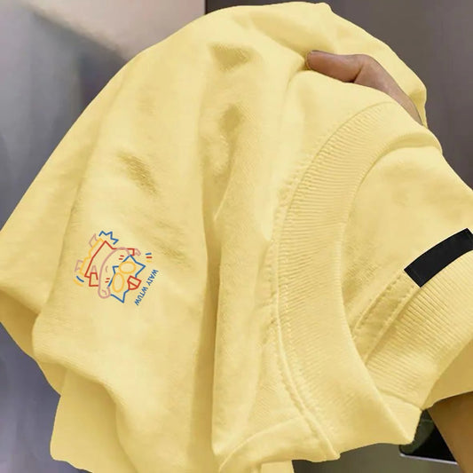 Foreign trade cut label tail order ~ counter withdrawal American trend summer short-sleeved T-shirt men and women pure cotton loose versatile