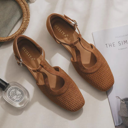 Women's Mary Janes – New for Spring 2026: Closed-toe, flat, low-cut, square-toe shoes perfect for pairing with skirts.