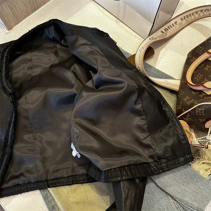High-end retro small fragrance style lace short jacket women 25 autumn models niche design unique fashion jacket top