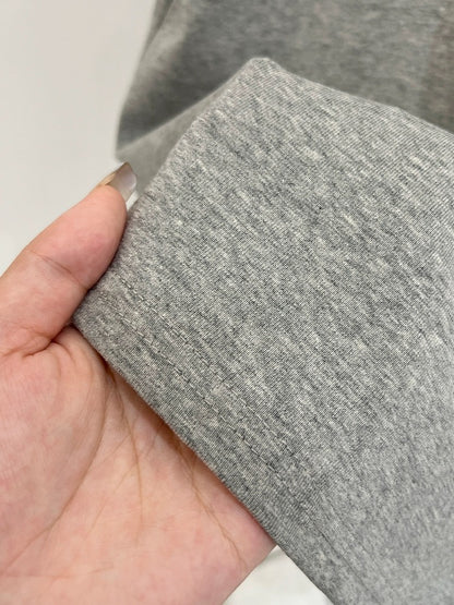 New Chinese style Chinese style disc buckle gray short-sleeved T-shirt for women summer 2024 new design slim short top trendy