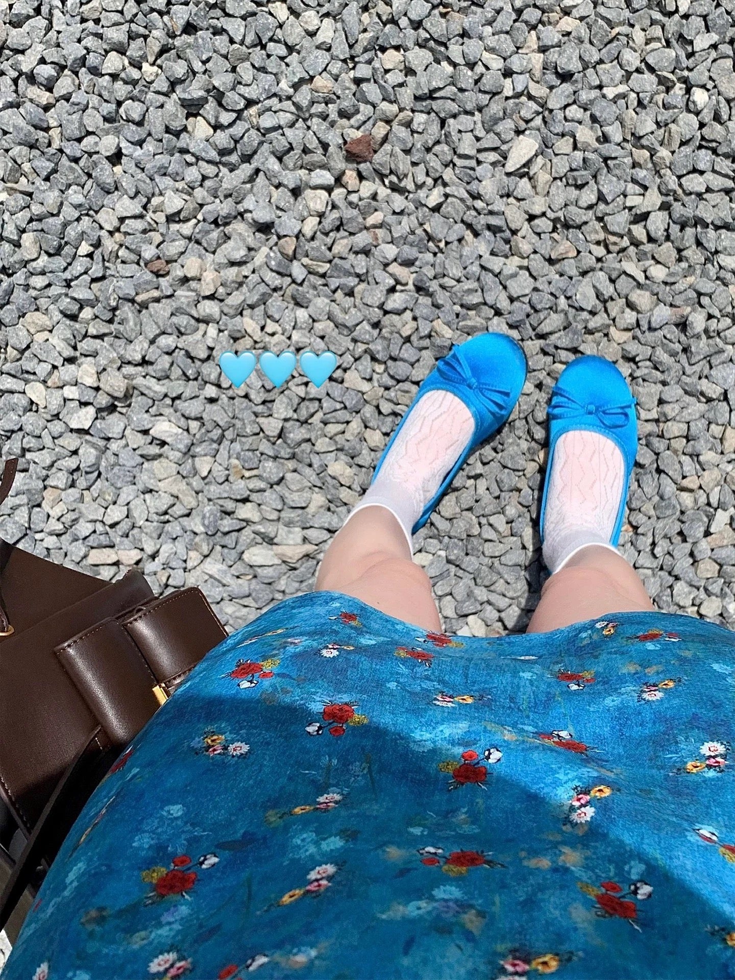 Summer very beautiful skirt female travel holiday style blue sleeveless V-neck floral vest dress small