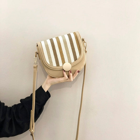 Retro small bag for women 2024 spring and summer new trendy women's bag, Korean style, versatile, fashionable, Internet celebrity, shoulder crossbody bag