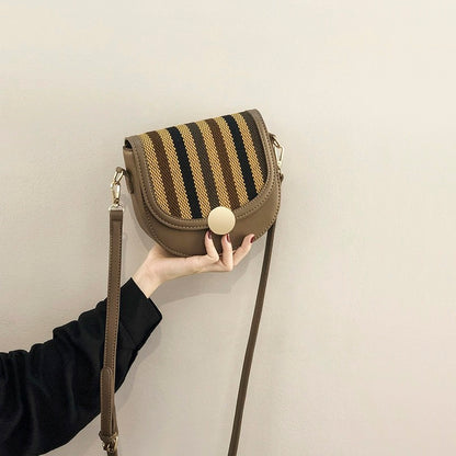 Retro small bag for women 2024 spring and summer new trendy women's bag, Korean style, versatile, fashionable, Internet celebrity, shoulder crossbody bag