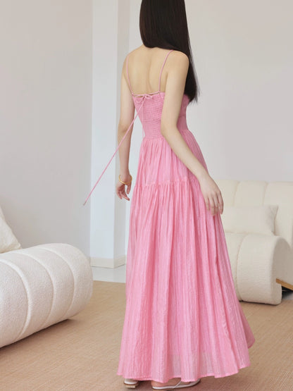 ilessisWANG 4m long lyocell suspender dress