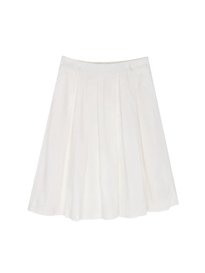 Cheese Rabbit casual skirt for women 2024 new design niche A-line skirt temperament small high waist short skirt