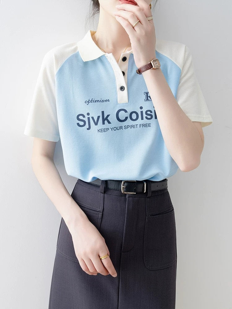 Short-sleeved T-shirts this year's popular women's clothing 2025 new summer design loose super beautiful unique beautiful tops