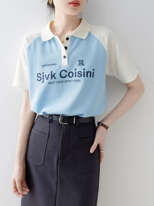 Short-sleeved T-shirts this year's popular women's clothing 2025 new summer design loose super beautiful unique beautiful tops