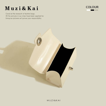 MuziKai genuine niche high-end chain handbag bag women 2023 new fashion all-match Messenger small square bag