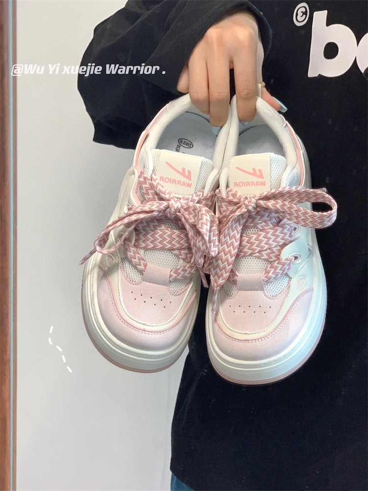 Pull back pink original bread shoes women 2023 summer new all-match casual shoes thin section niche breathable sneakers women