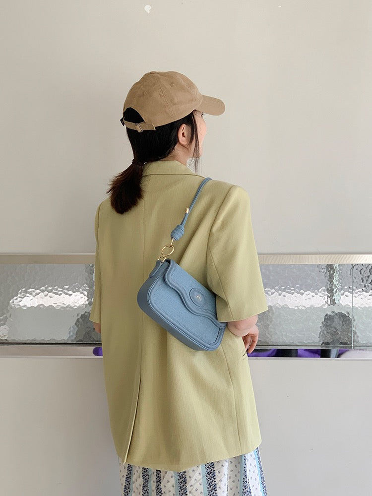 Micocah bag 2023 new bag denim underarm bag small square bag women's shoulder retro high-end niche