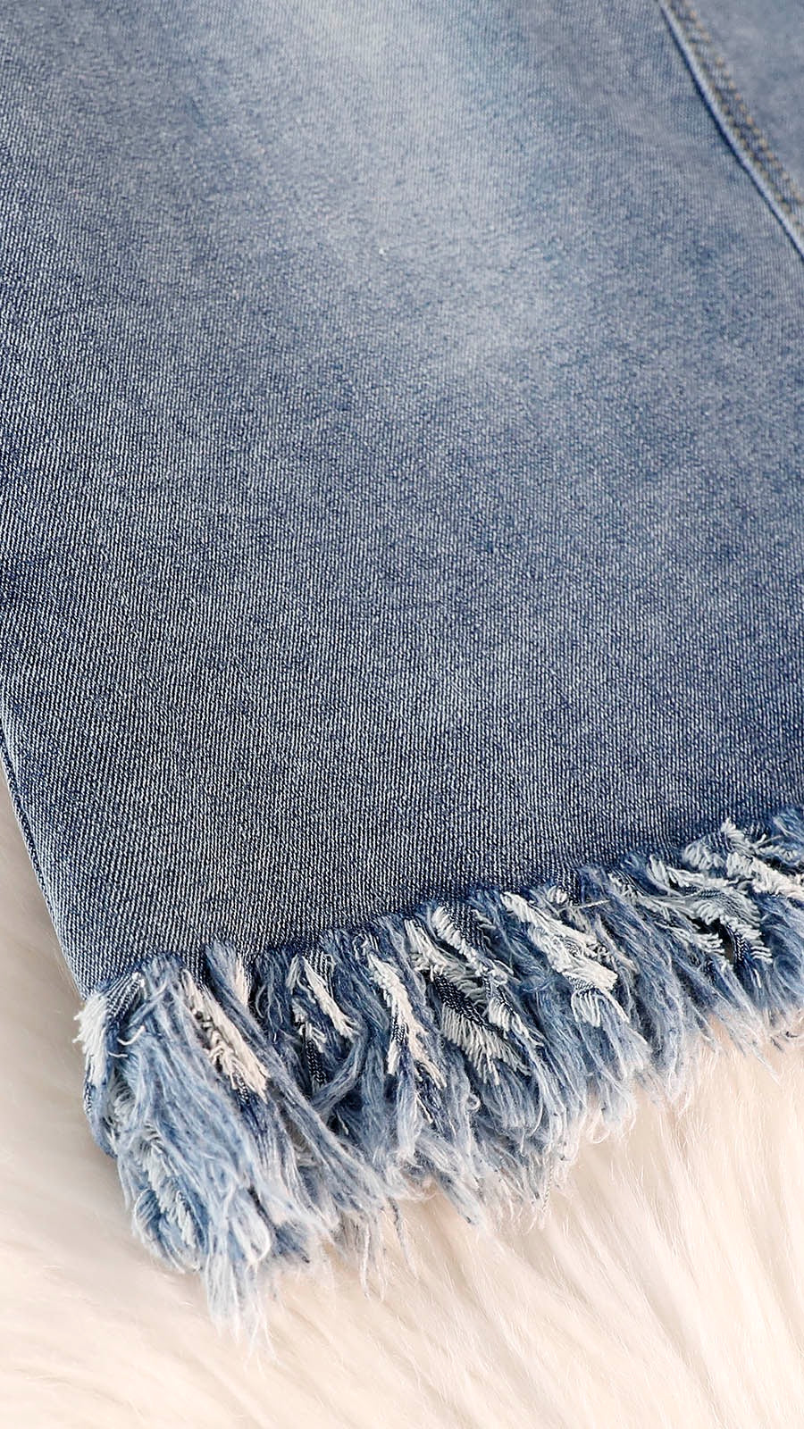 Denim skirt women's summer thin section new high waist over the knee mid-length small skirt slit bag hip skirt