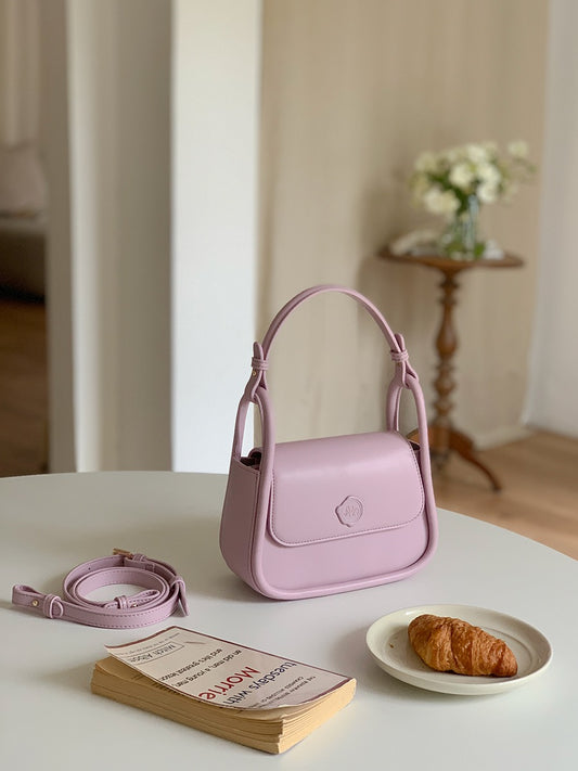 Micocah "Spring Flower Basket" Bag Vegetable Basket Handbag One Shoulder Messenger Small Square Bag Female Texture Niche