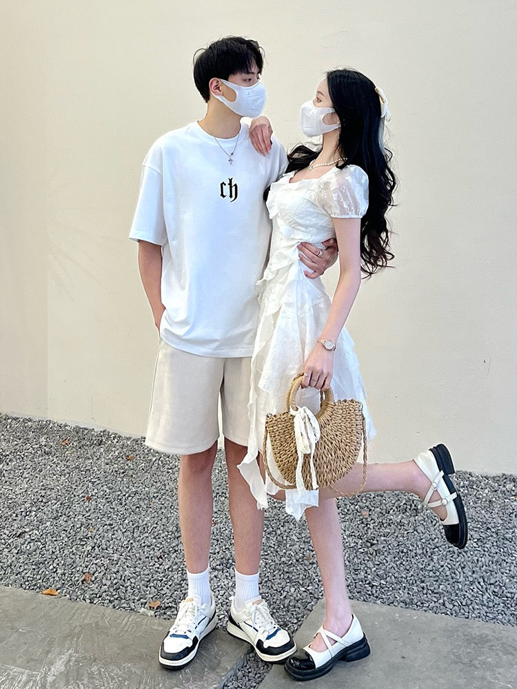 Very fairy couple dress summer dress you dress me skirt 2023 new high-end sense French tea break dress gentle trend