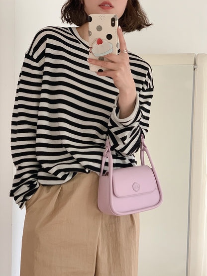 Micocah "Spring Flower Basket" Bag Vegetable Basket Handbag One Shoulder Messenger Small Square Bag Female Texture Niche