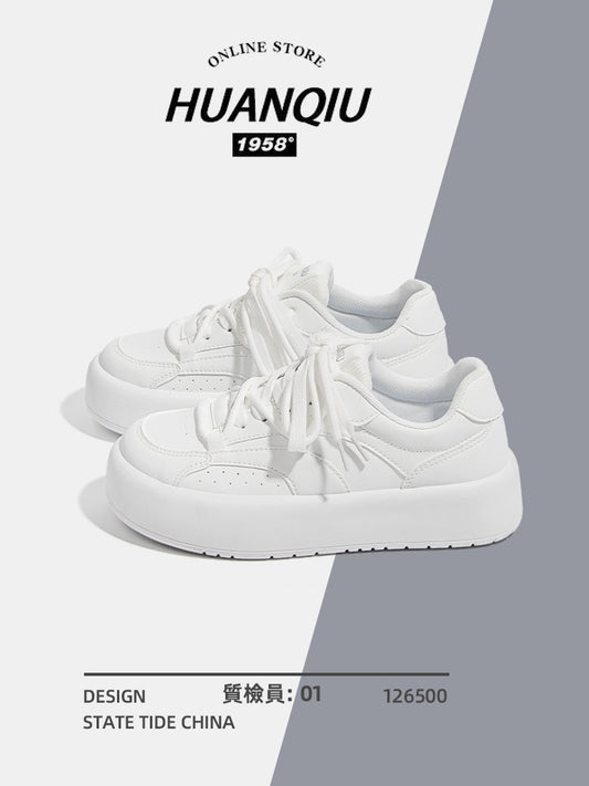Universal thick-soled white shoes women's summer 2023 new all-match chic shoes female casual students white sneakers