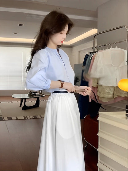 Summer dress with a whole set of slightly fat and thin wear a small net red fried street dress skirt suit female skirt