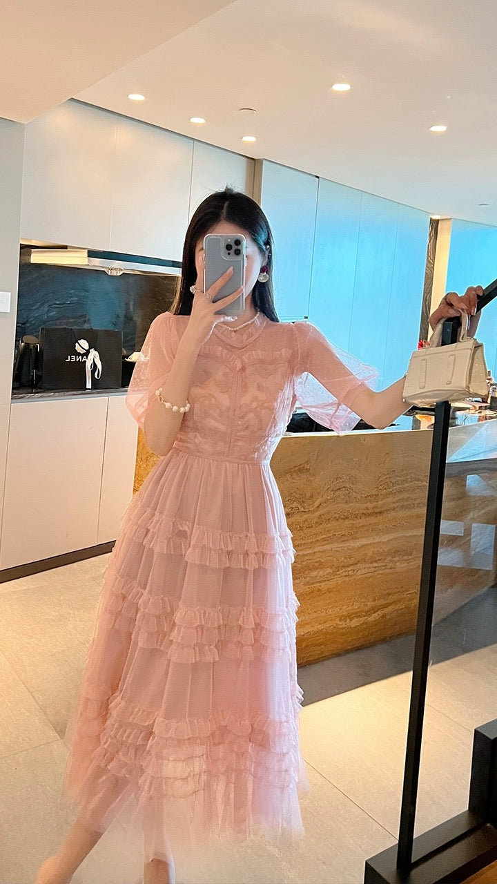 BETTER LS French celebrity temperament dress female high-end stitching Lee Nhi Boutique BETTER LS French celebrity temperament dress female high-end stitching Lee Nhi Boutique