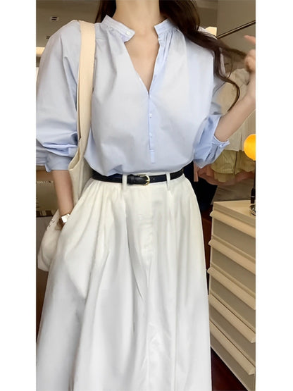 Summer dress with a whole set of slightly fat and thin wear a small net red fried street dress skirt suit female skirt
