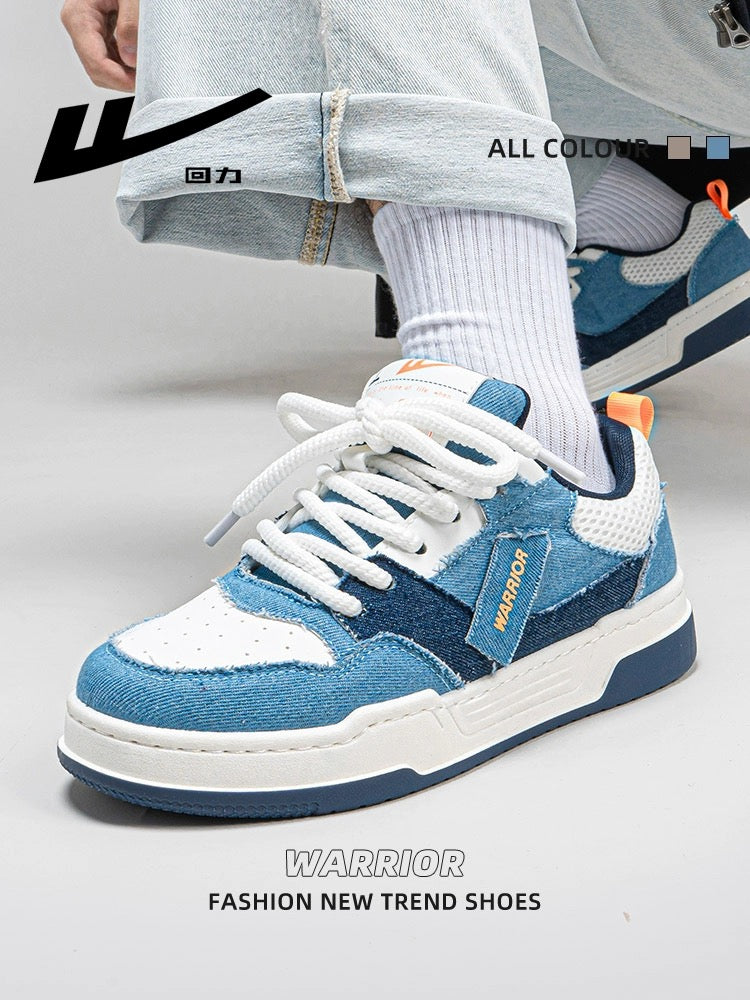 Hi Top Sneakers - Denim blue/Block colour - Kids | H&M AU
