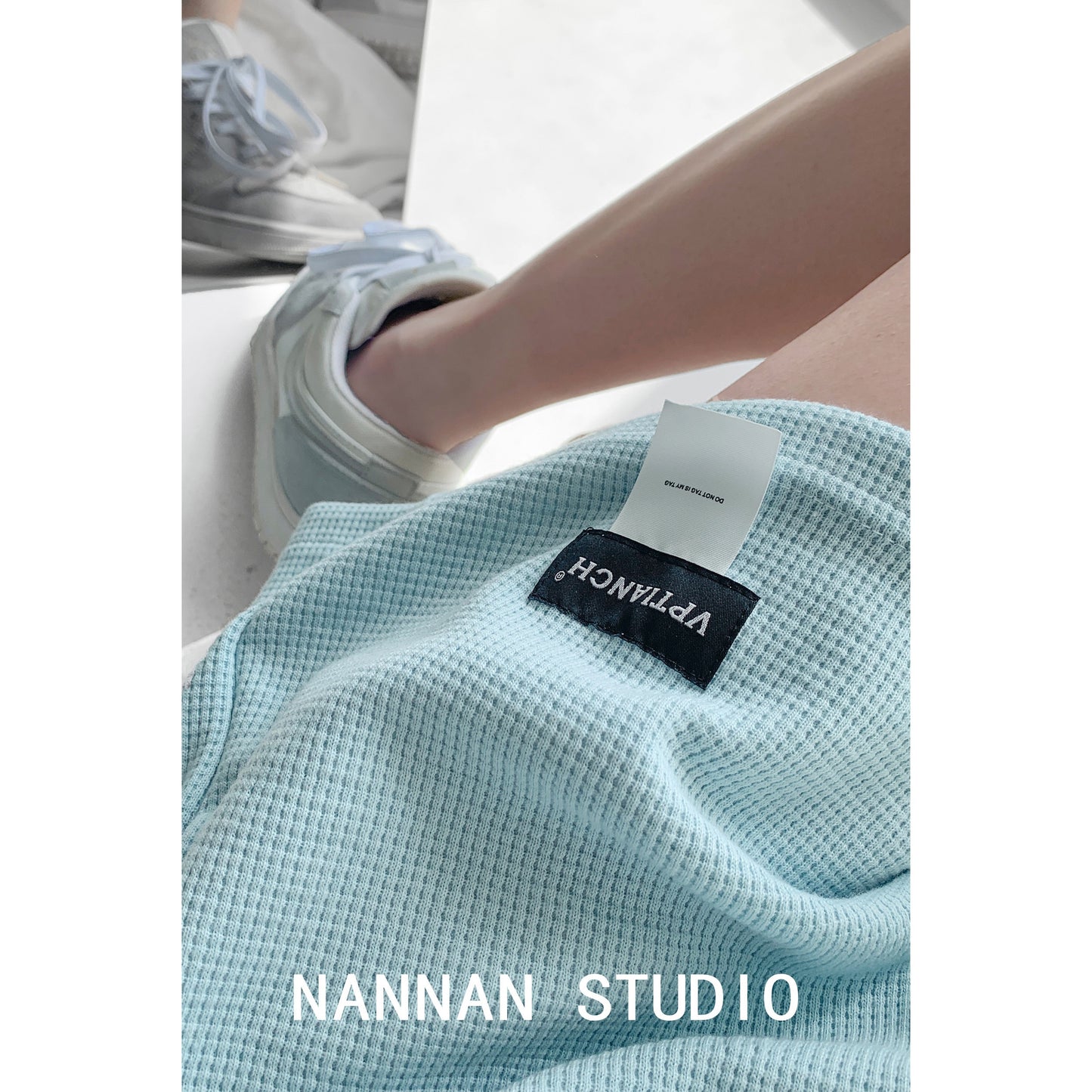 Street hot girl letter label sports shorts women's high waist drawstring slimming wide-leg hot pants loose casual three-point pants