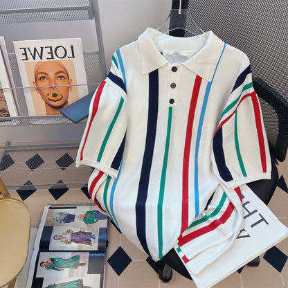 College literature and art style age-reducing fashion leisure suit for men and women Korean version of ifashion fashionable high-end two-piece trend