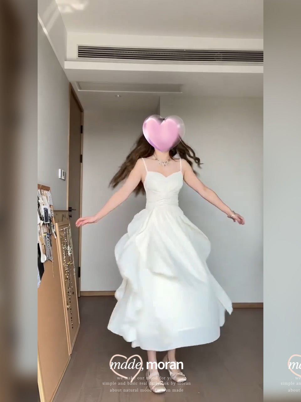 Seaside vacation style super fairy sling small white dress French gentle dress pure desire style temperament slightly fat and thin summer