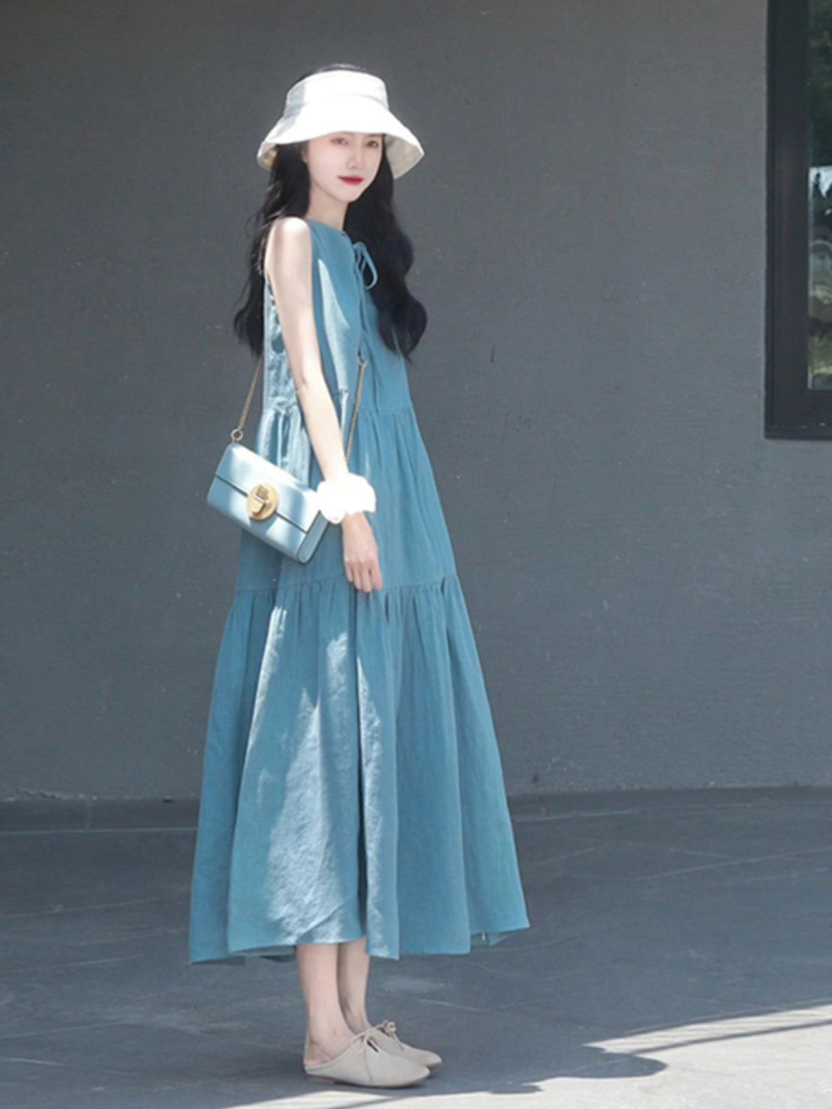 Summer dopamine wear vest sleeveless dress women 2023 new summer small fragrance French small man