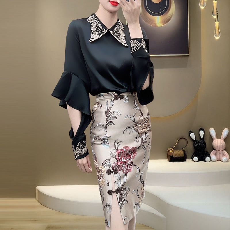 Professional suit women's spring 2023 new women's clothing celebrity temperament casual fashion thin high-end two-piece suit
