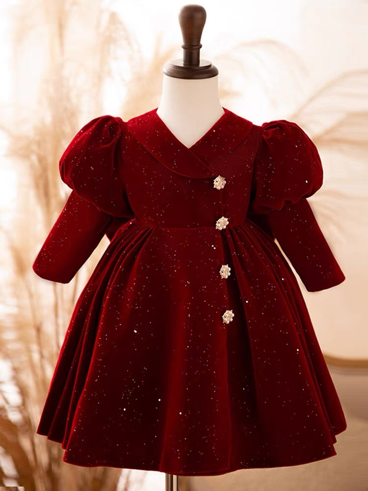 Children's one-year-old banquet baby girl's birthday catch week dress Lee Nhi Boutique Children's one-year-old banquet baby girl's birthday catch week dress Lee Nhi Boutique