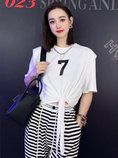 Sports and leisure suit women's summer 2023 new two-piece suit
