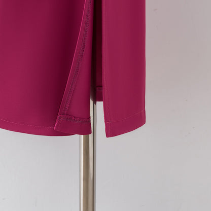 Skirt women's summer half-length 2022 new high-waist mid-length hip skirt with a small high-end design sense of niche