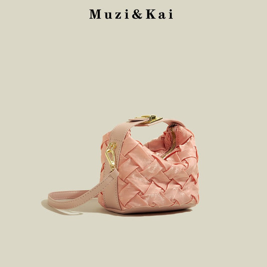 MuziKai genuine high-grade texture hand bag women 2022 new trendy fashion Messenger shoulder small square bag women