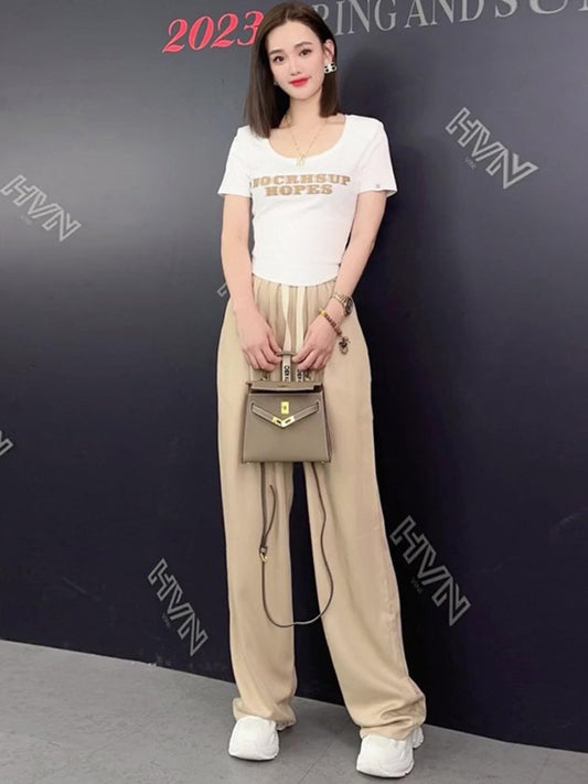 Sports and leisure suit women's summer 2023 new two-piece suit