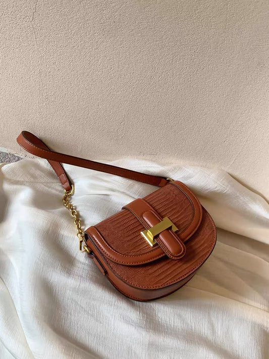 South wind xMiocra koly wild park saddle bag women's premium texture retro niche one-shoulder messenger bag